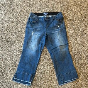 Democracy Blue Ankle Cropped Jeans